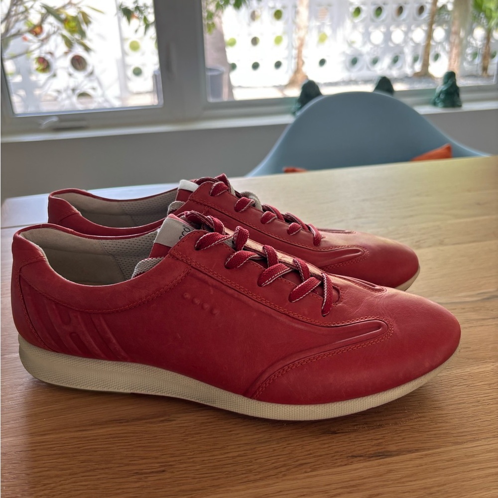 Ecco Red Athletic Sneakers